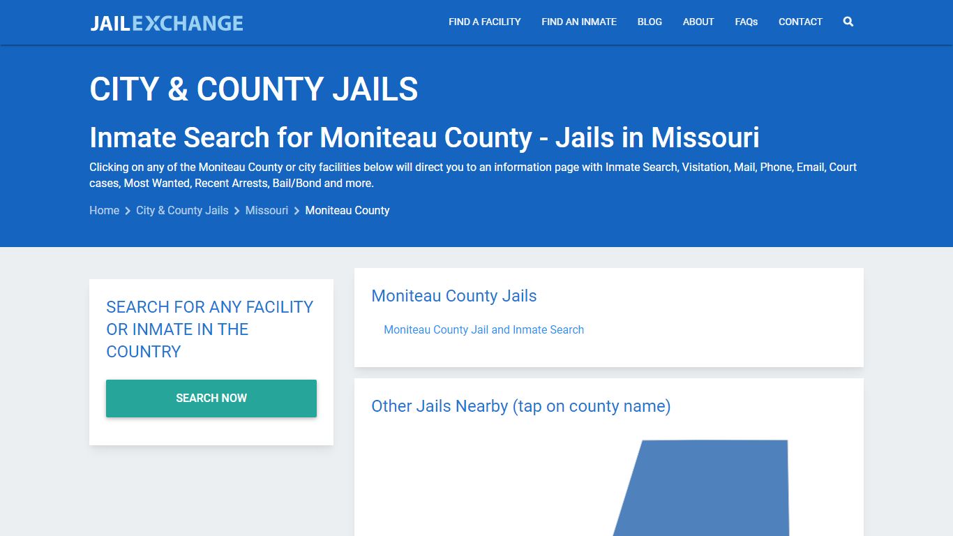 Inmate Search for Moniteau County | Jails in Missouri - Jail Exchange